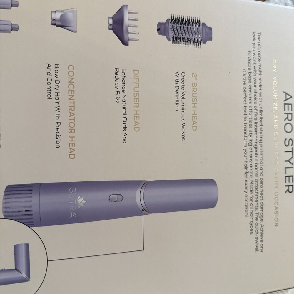 SUTRA AERO Styler, New in Box, Purple - Picture 4 of 9